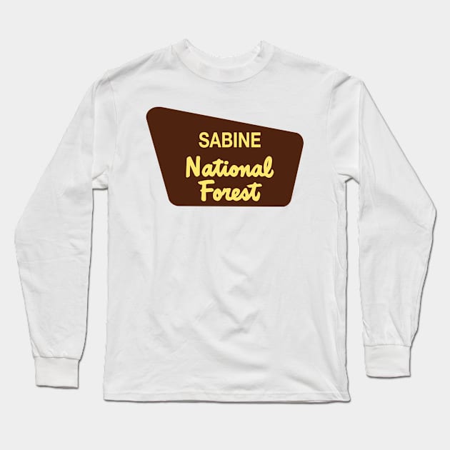 Sabine National Forest Long Sleeve T-Shirt by nylebuss